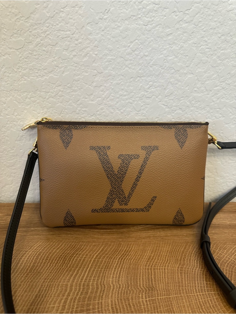 Louis Vuitton Reverse and Monogram Twin Crossbody Pochette